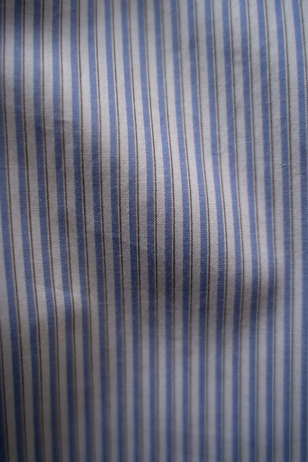 【ラスト1点】【24SS】ブロードレギュラーカラーシャツ(BLUE STRIPE)