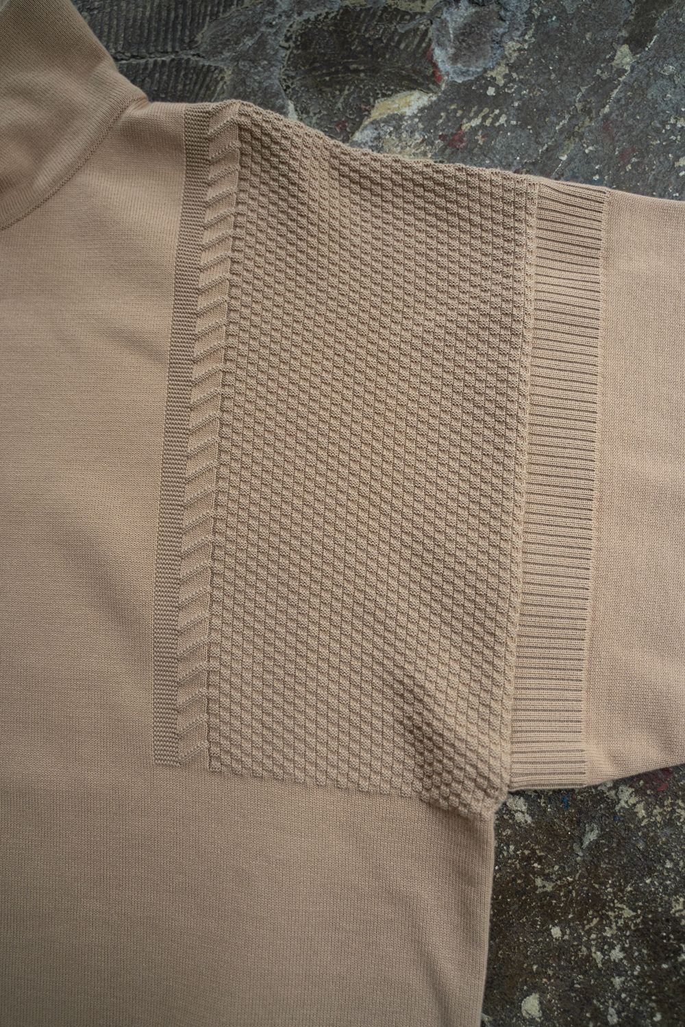 YASHIKI - 【ラスト1点】Suikyo Half Zip Knit(PINK) | Salty