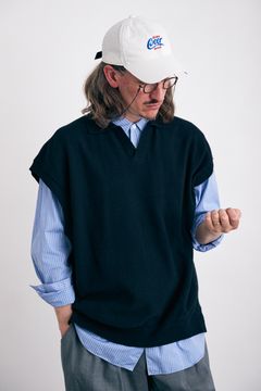【ラスト1点】【24SS】Hidamari Skipper Vest(BLACK)