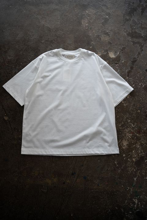 【26SS】オーバーサイズネックリブTシャツ(WHITE)