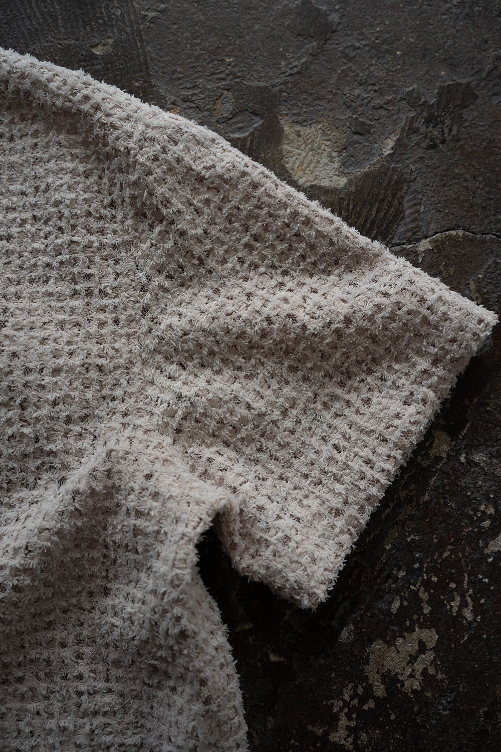 【ラスト1点】【26SS】Feather Lace S/S Shirt/フェザーレースショートスリーブシャツ(ECRU)