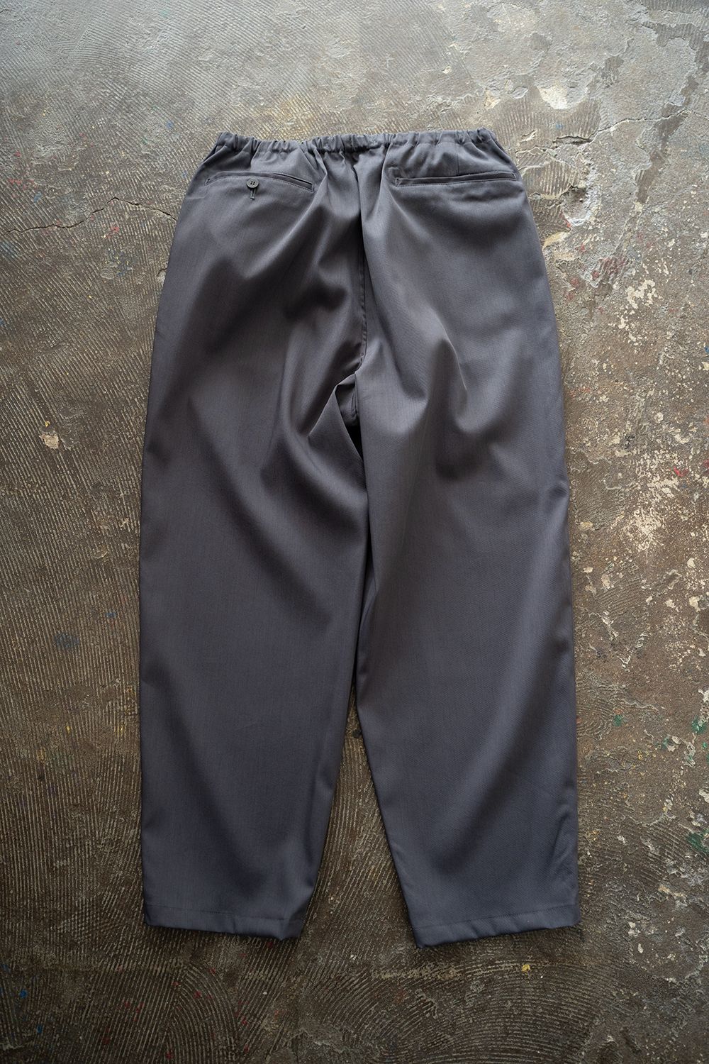 【ラスト1点】【25SS】中空ポリエステルイージーパンツ(BLUE GRAY)