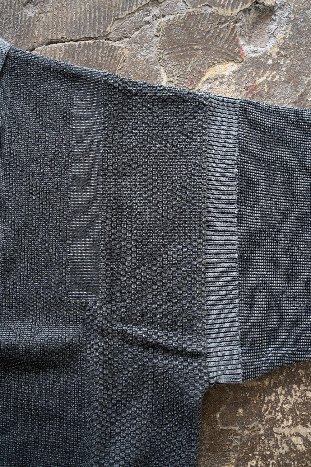 【ラスト1点】【25SS】Umiiro Knit Polo(BLUE)