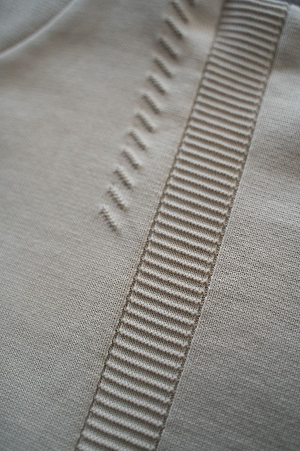 YASHIKI - 【ラスト1点】【24SS】Mebuki Knit Blouson(PEARL