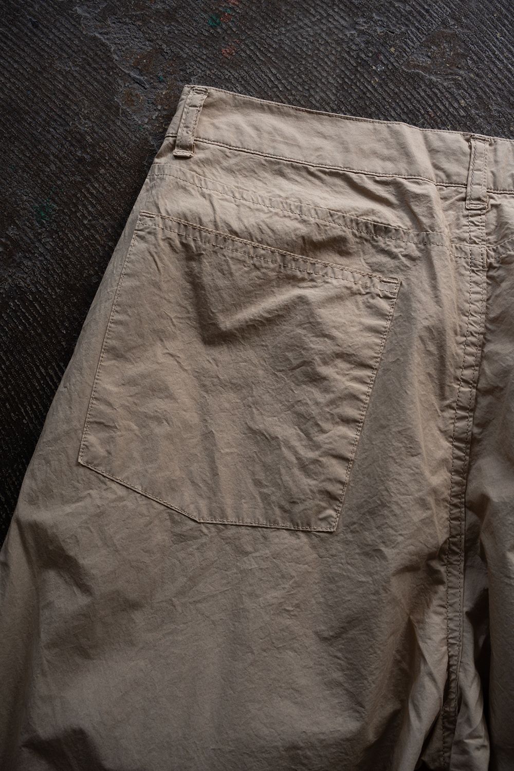 【26SS】ガーメントダイワンタックパンツ(BEIGE)