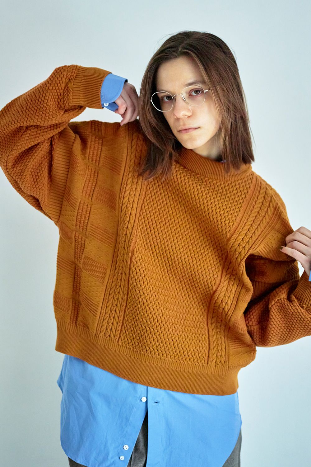 YASHIKI - 【22AW】Arare Knit(MUSTARD) | Salty