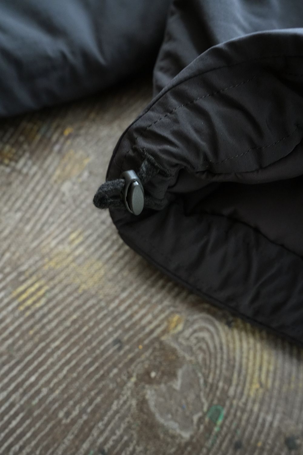 【25AW】シンサレートスタンドカラーブルゾン(BLACK)