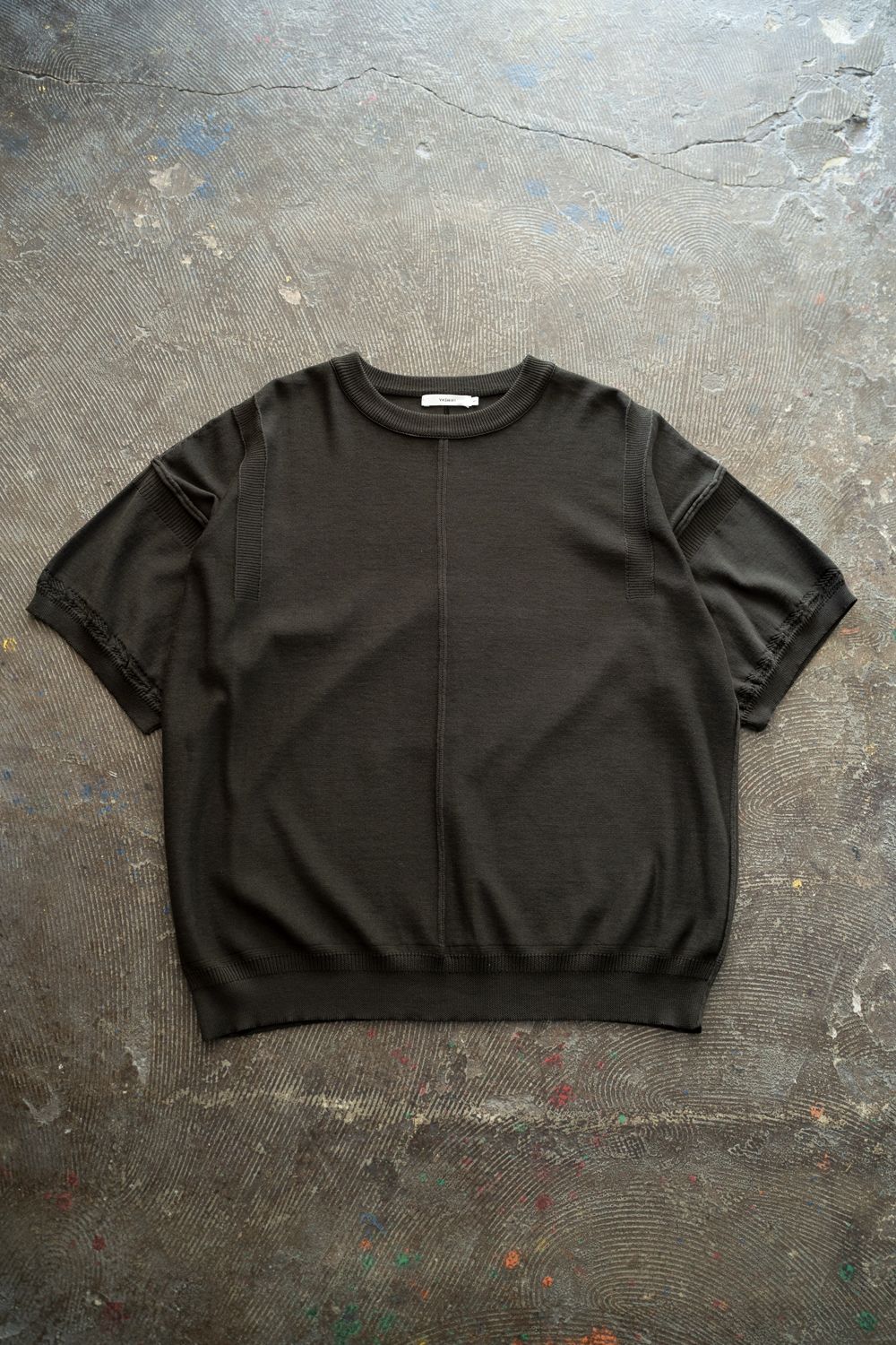 【ラスト1点】【26SS】Mebuki S/S Knit(DARK OLIVE)