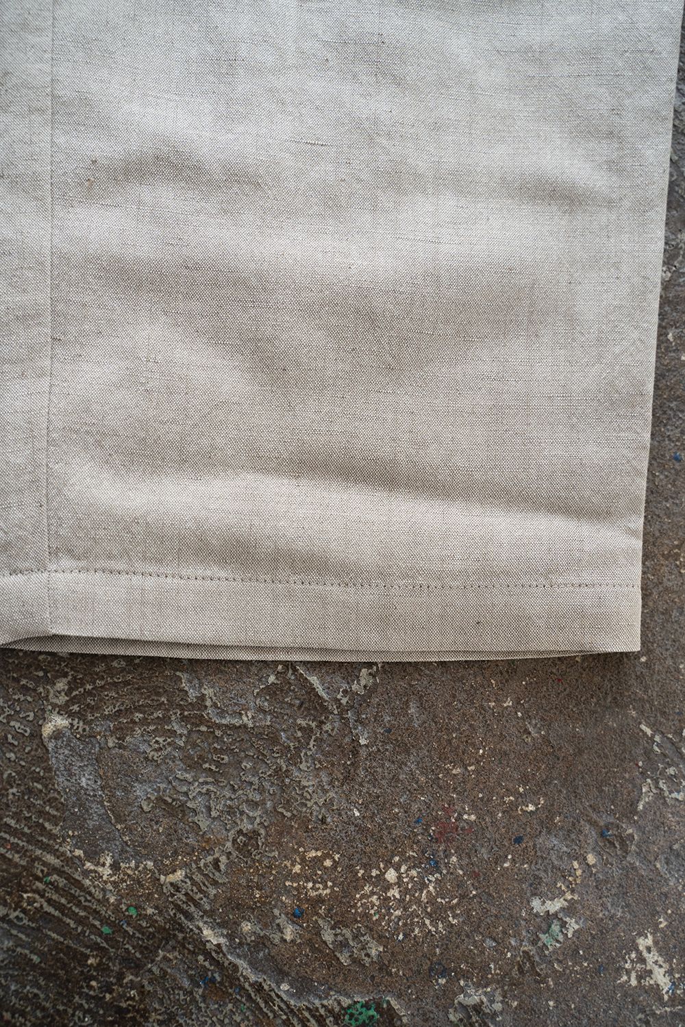【ラスト1点】【23SS】ウール×リネンインタックイージーパンツ(TAUPE)