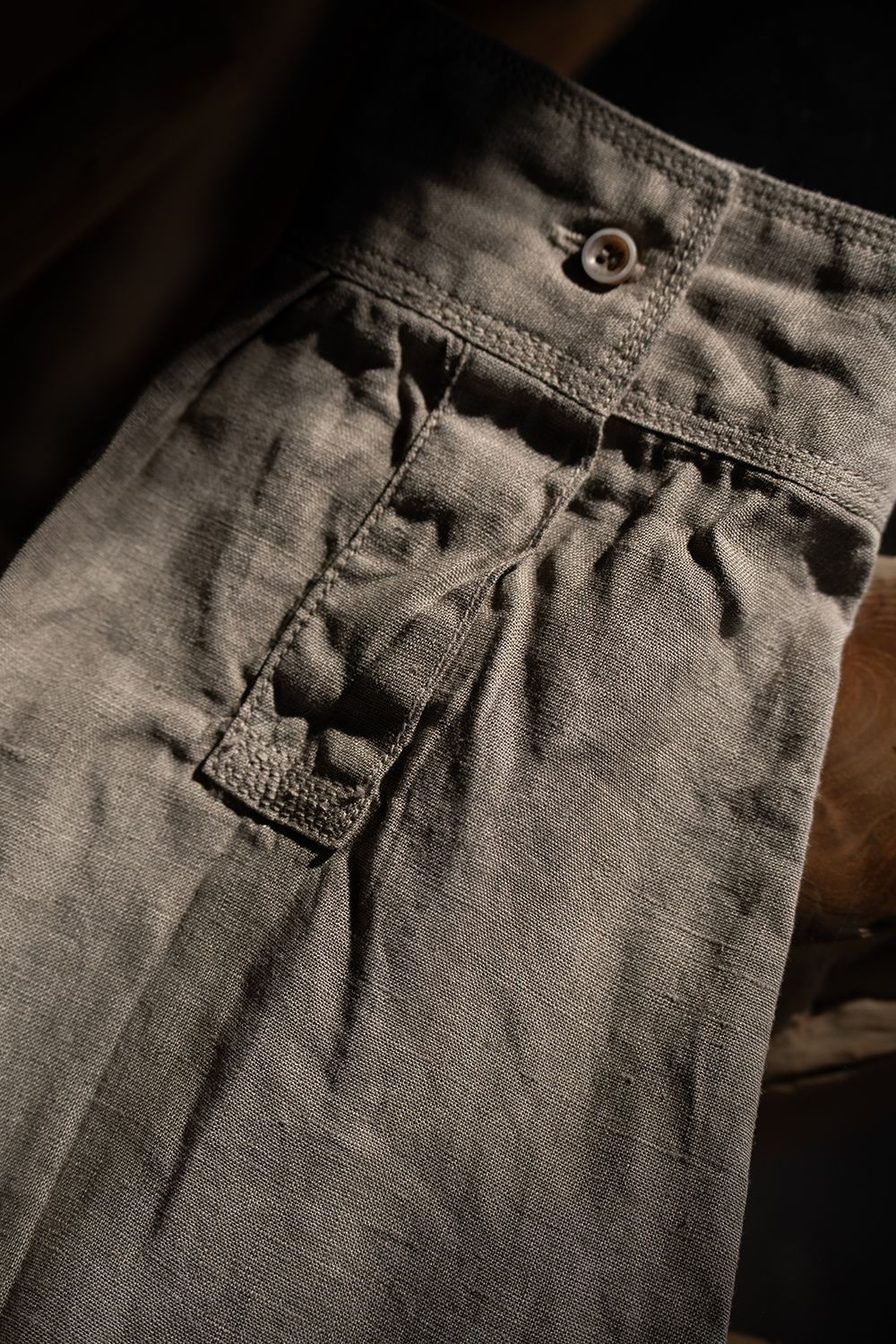 大麻シャツ 3(珈琲)