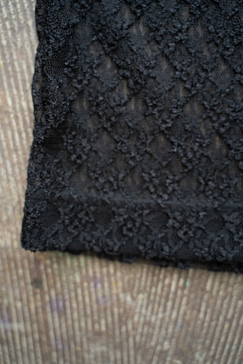 【ラスト1点】【24SS】Russell Lace No-Sleeve/ラッセルレースノースリーブ(BLACK)