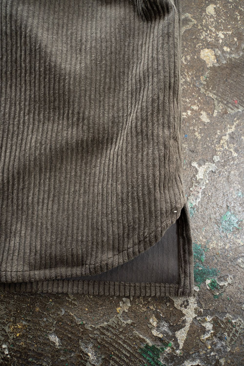 【ラスト1点】【25AW】綿×レーヨンコーデュロイシャツジャケット(KHAKI BROWN)