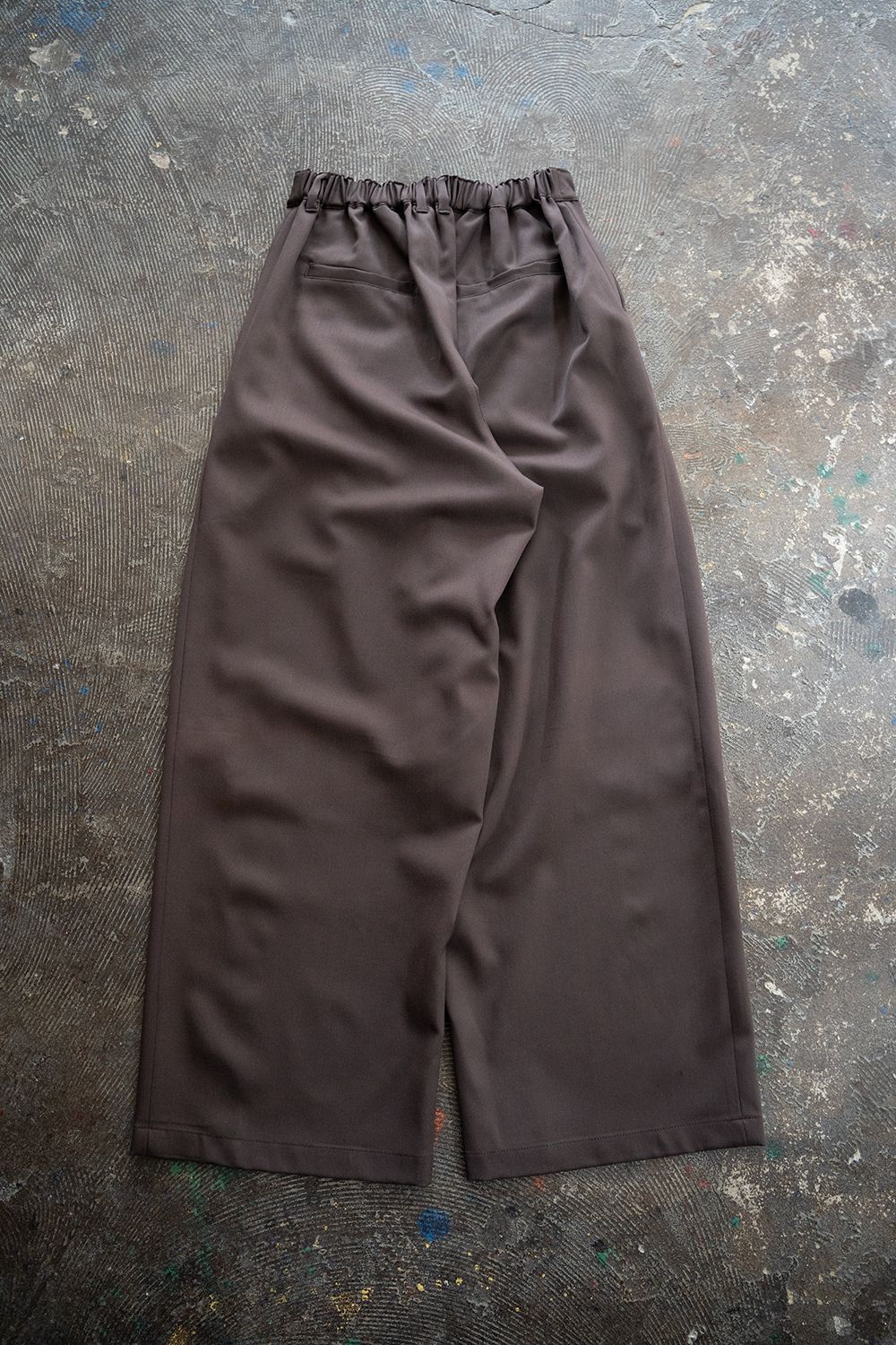 【ラスト1点】【26SS】2Tuck Wide Easy Pants/2タックワイドイージーパンツ(BROWN)