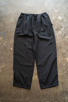 【ラスト1点】【25SS】裾ジップイージーパンツ(DARK NAVY)
