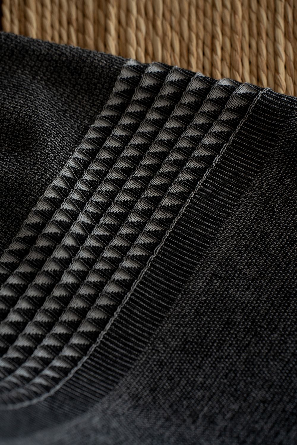 【26SS】Aotsuyu Knit Polo(MIX GRAY)