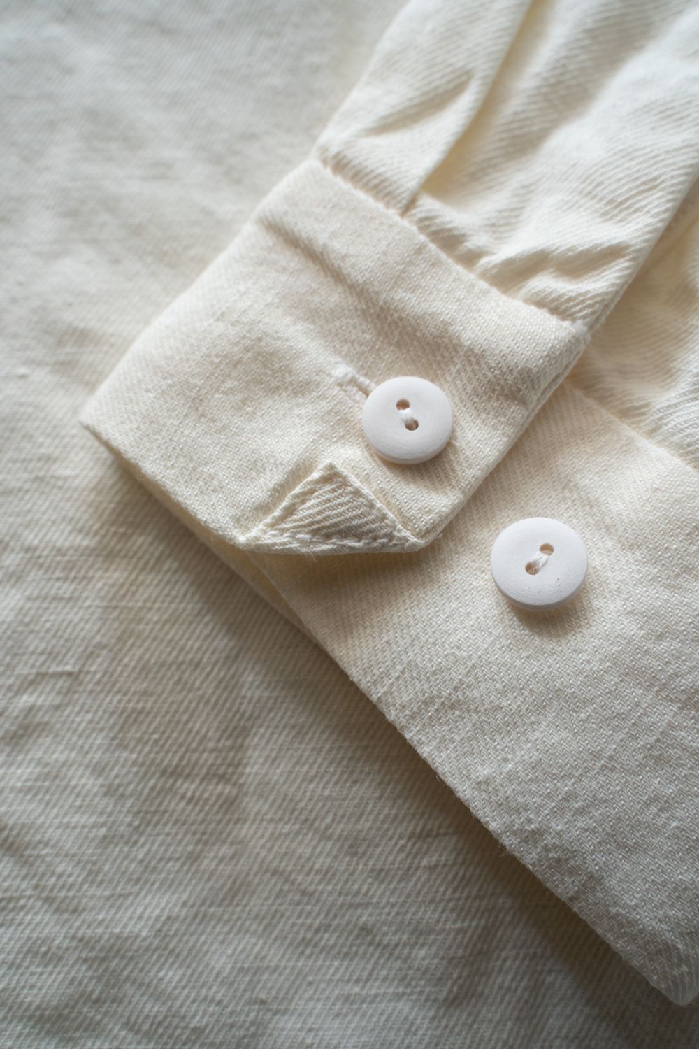 和紙大麻シャツ(白)