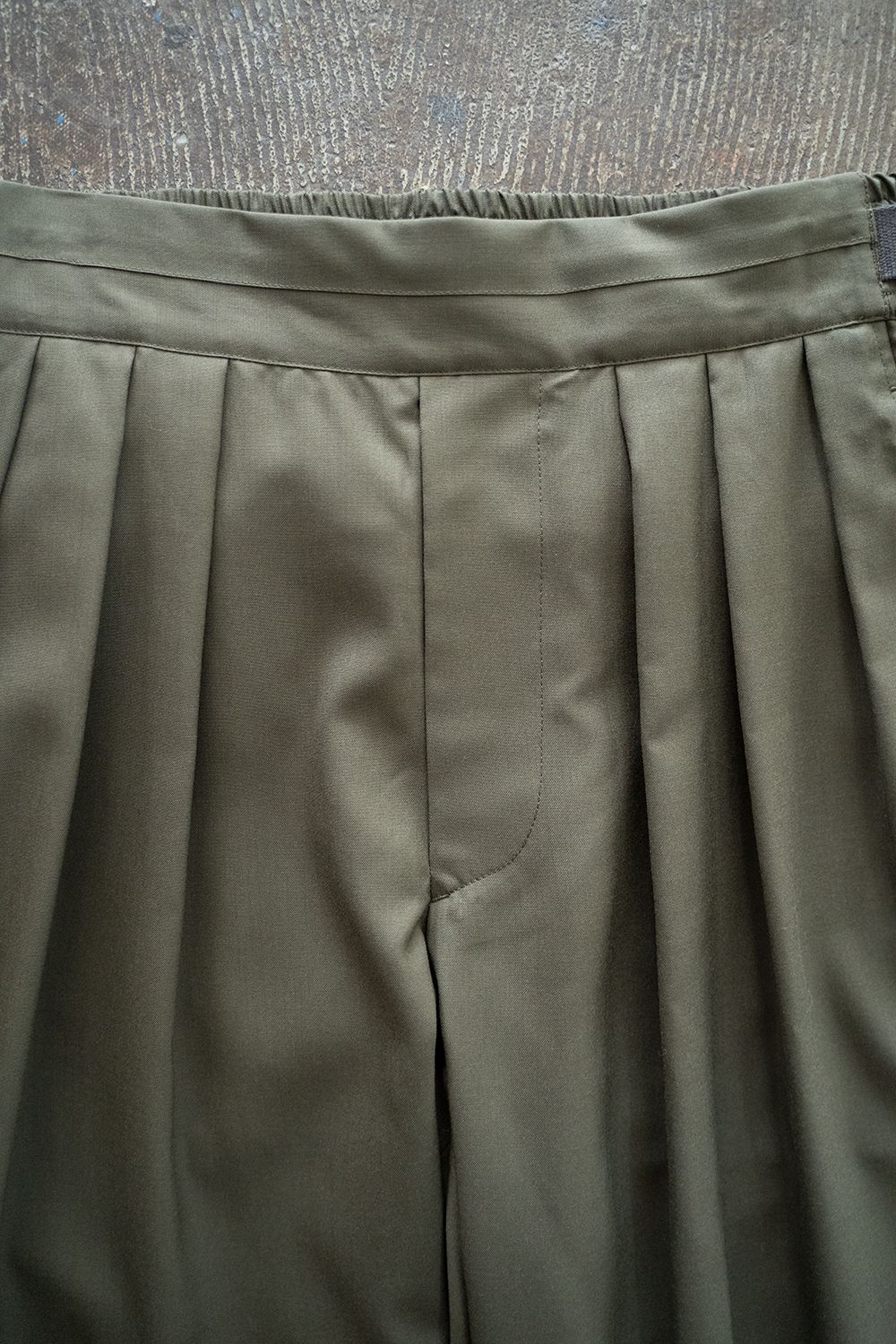 【ラスト1点】【22SS】Hakama Akane Slacks/ハカマアカネスラックス(OLIVE)