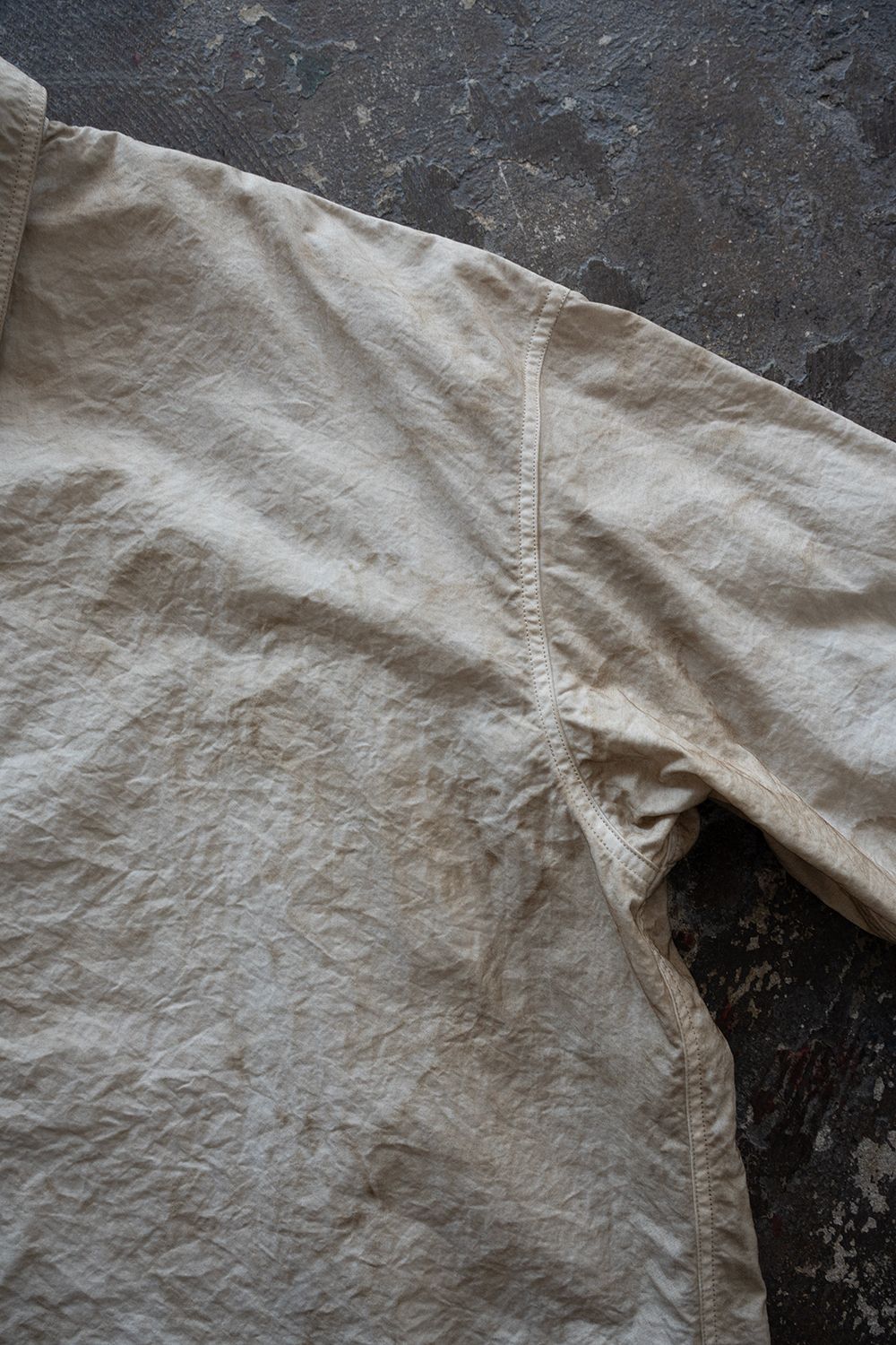 【ラスト1点】【26SS】Aurora Dyed Nylon Shirt(BEIGE)