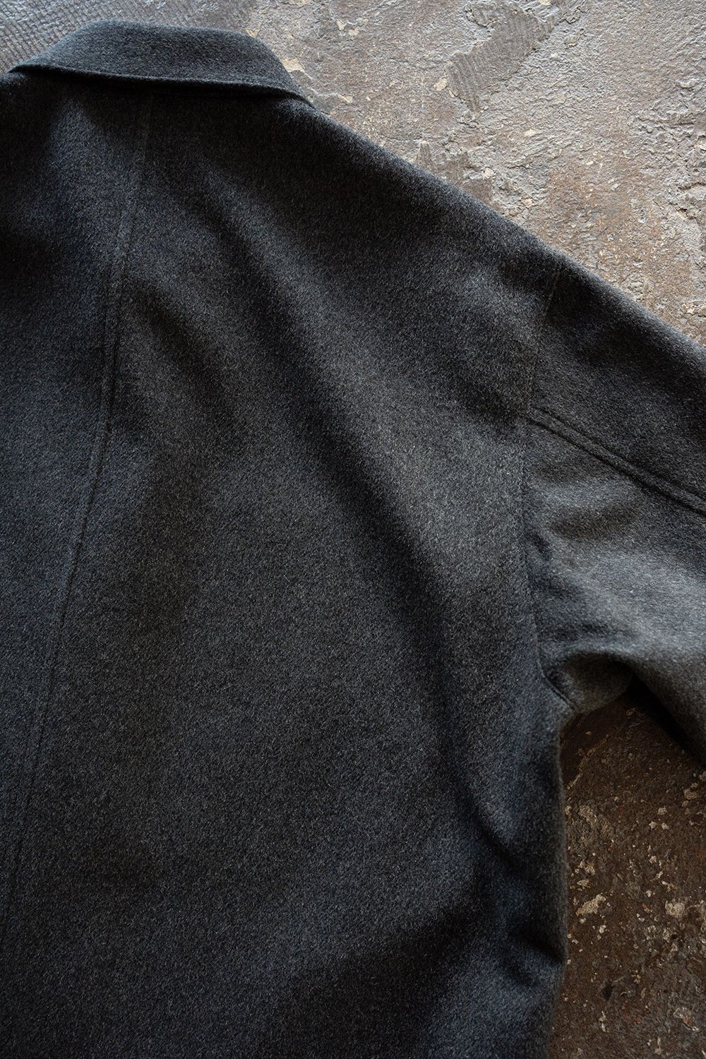 【26AW】ウールシャギーシャツブルゾン(CHARCOAL)