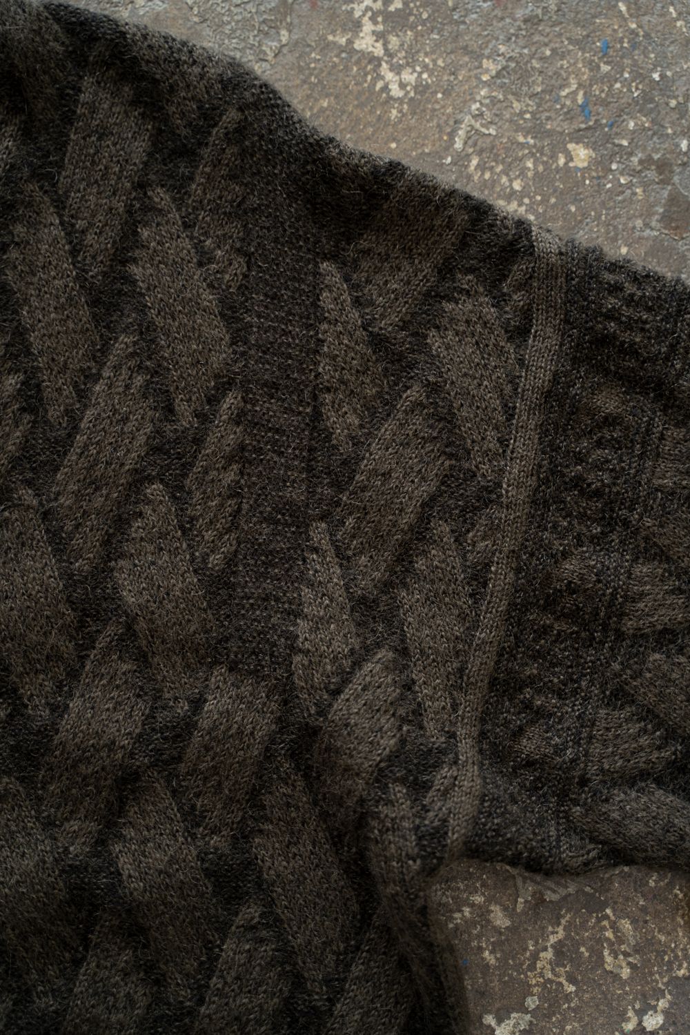 【26AW】Ochiba Mohair Cardigan(OLIVE)