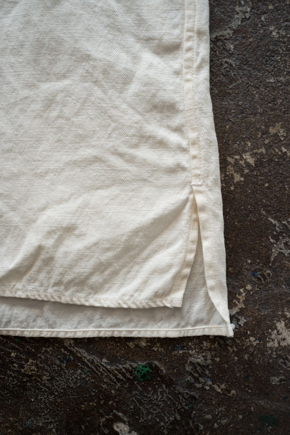 和紙大麻シャツ(白)