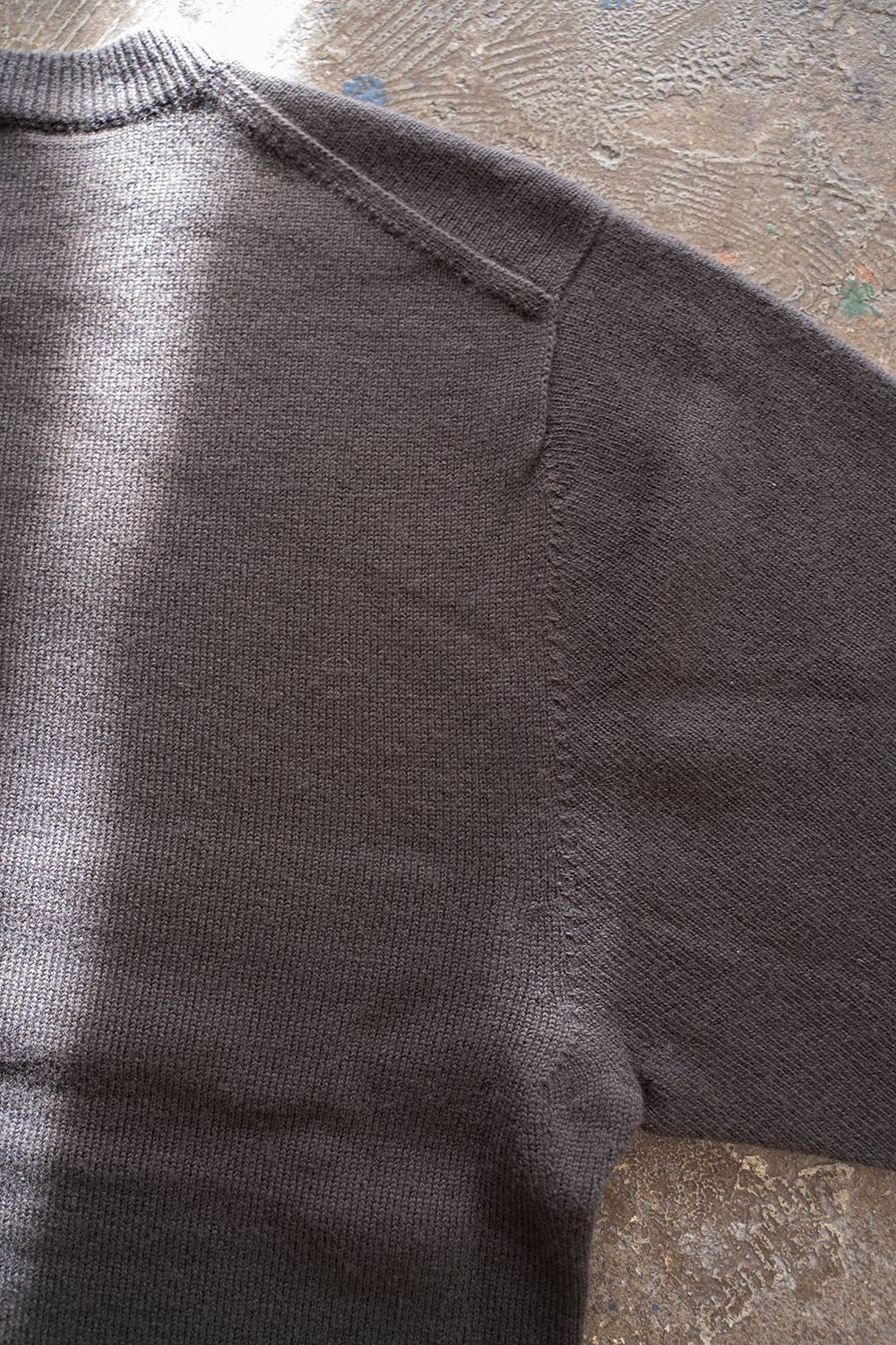 【ラスト1点】【22AW】カシミア混ホールガーメントニット(BROWN)