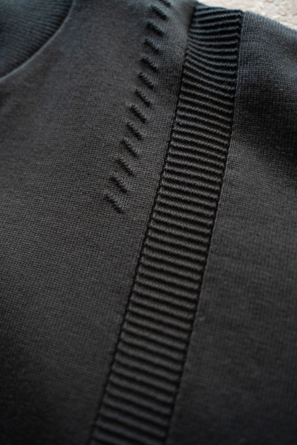 YASHIKI - 【ラスト1点】【24SS】Mebuki Knit Blouson(BLACK