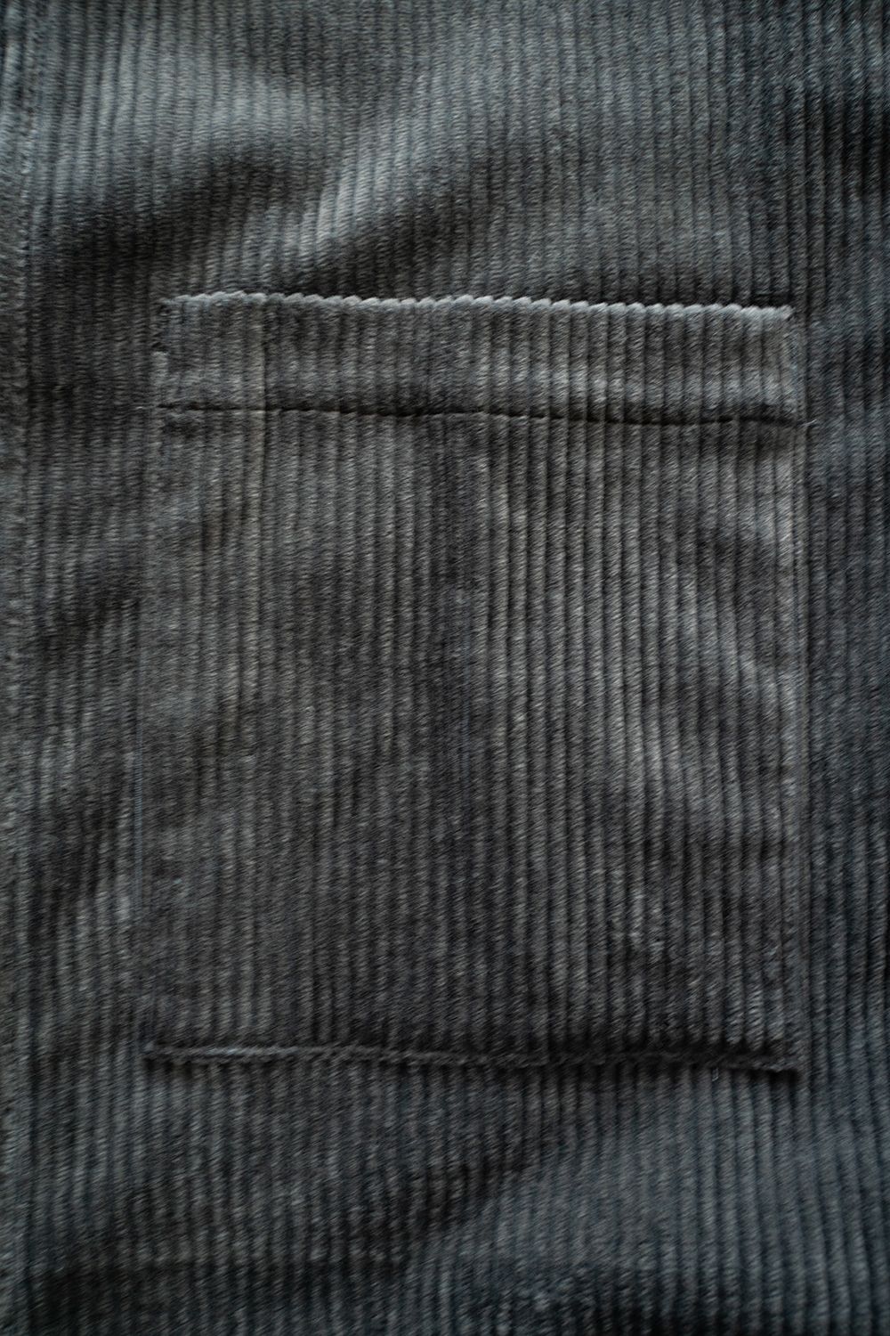 【ラスト1点】【25AW】綿×レーヨンコーデュロイシャツジャケット(BLUE CHARCOAL)