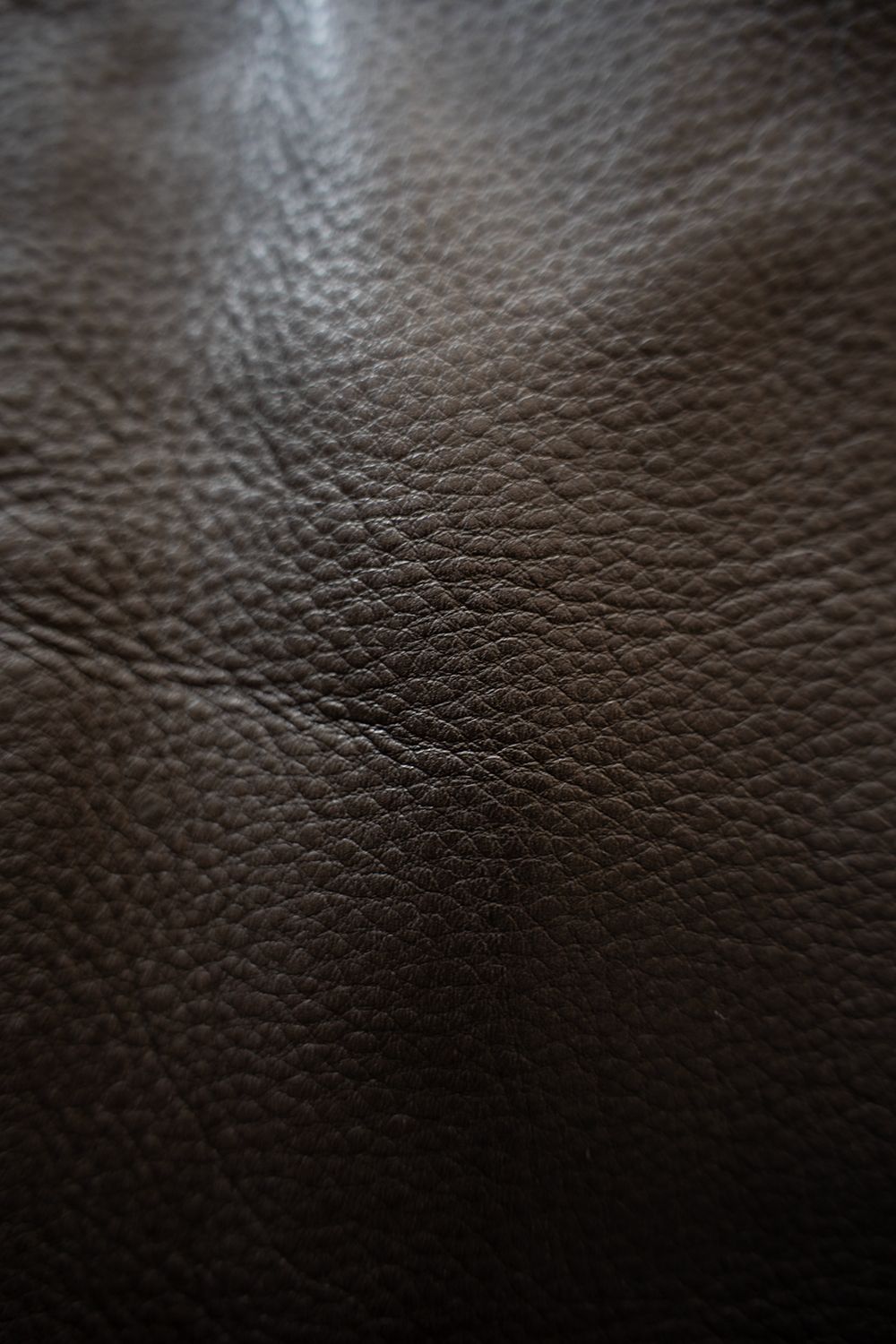 【26AW】カウレザーハーフコート(BROWN CHARCOAL)