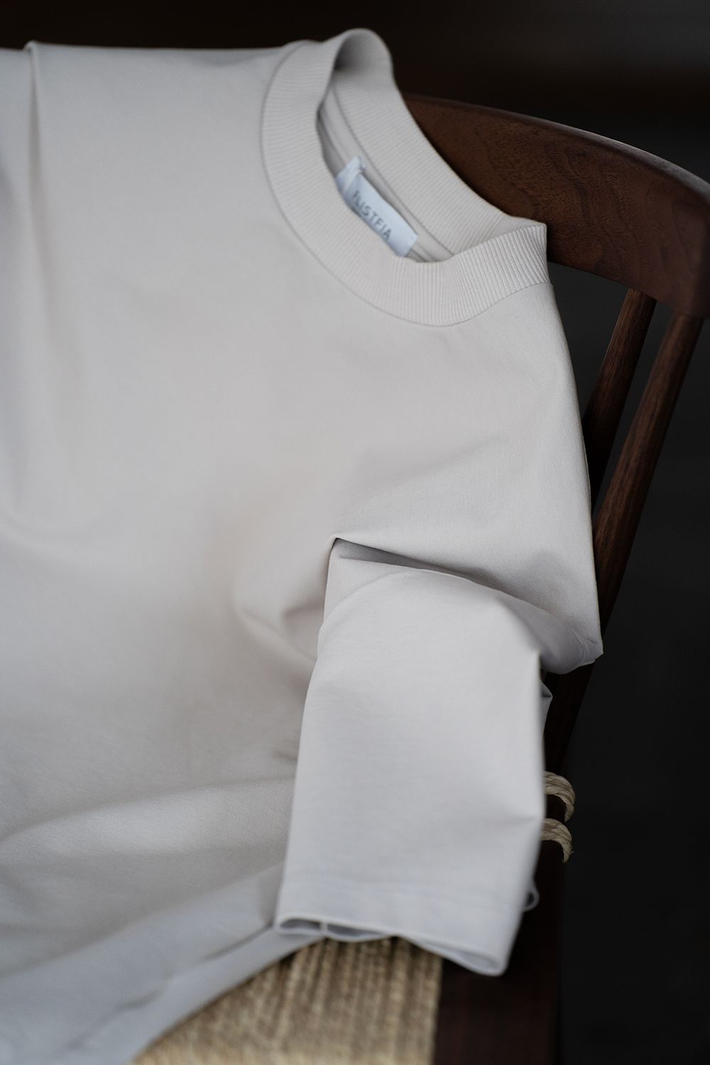 【ラスト1点】【24SS】Short Sleeve Draw Code Pull Over(OATMEAL)