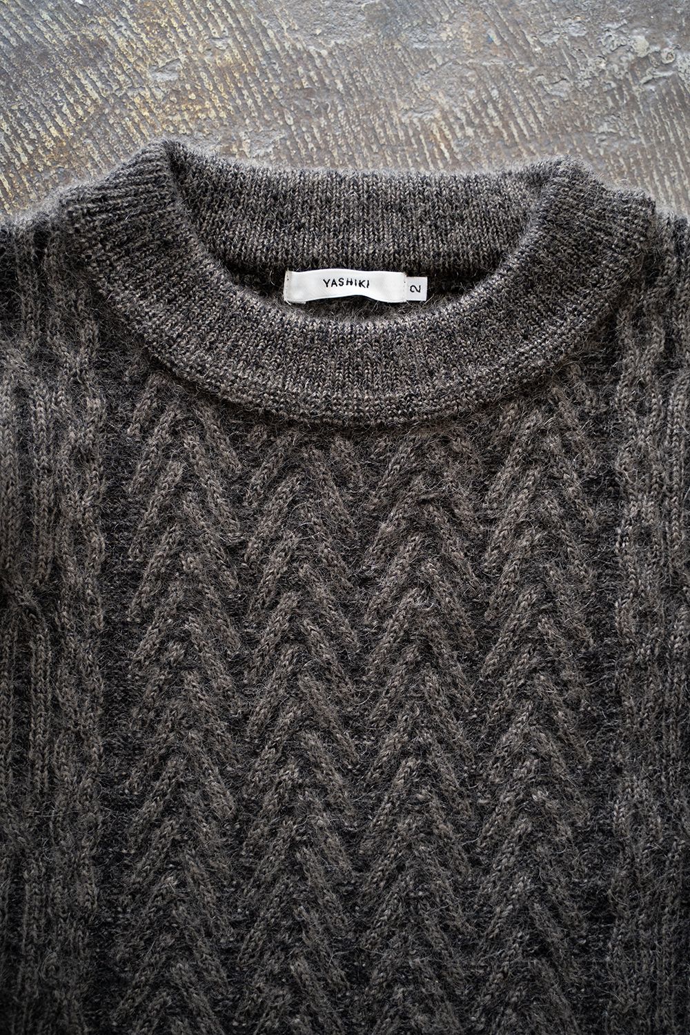 【25AW】Sekkei Mohair Knit(BROWN)