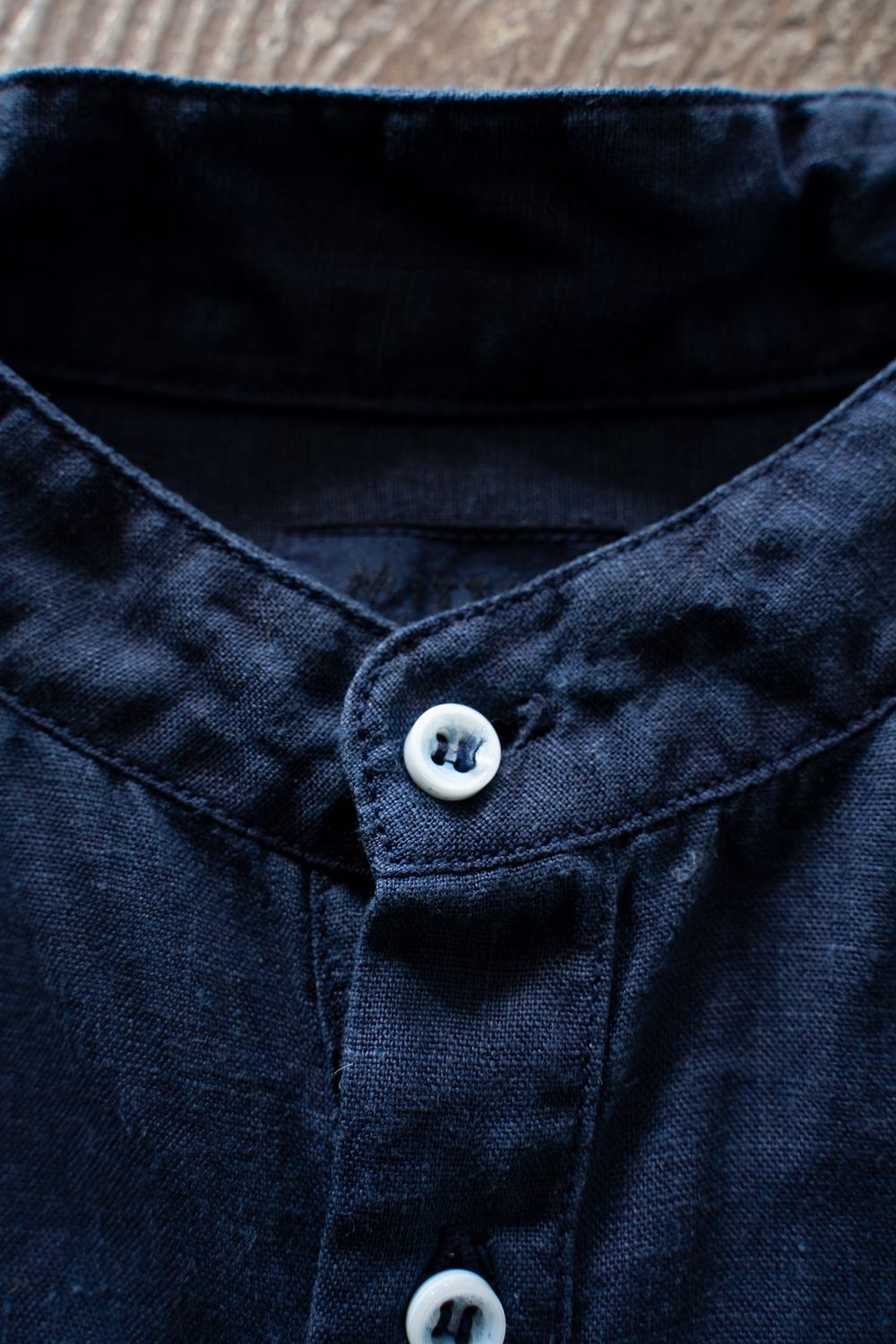 大麻シャツ 3(藍(濃))