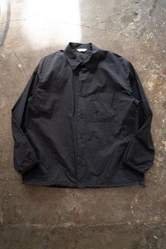 【ラスト1点】【24AW】撥水ナイロンアノラックブルゾン(BLACK NAVY)