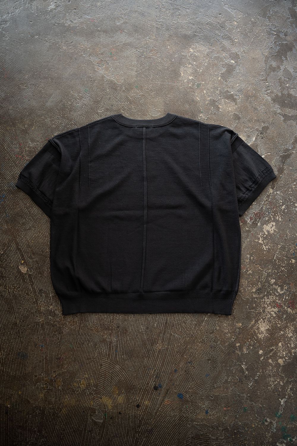 【26SS】Mebuki S/S Knit(CHARCOAL)