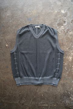 【ラスト1点】【25SS】Yozora V-neck Vest(BLUE)
