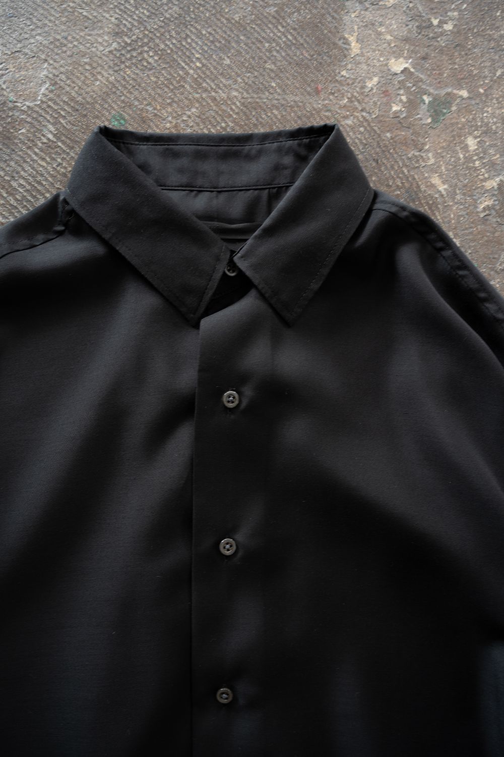 【26SS】Sheer Light Shirt/シアーライトシャツ(BLACK)