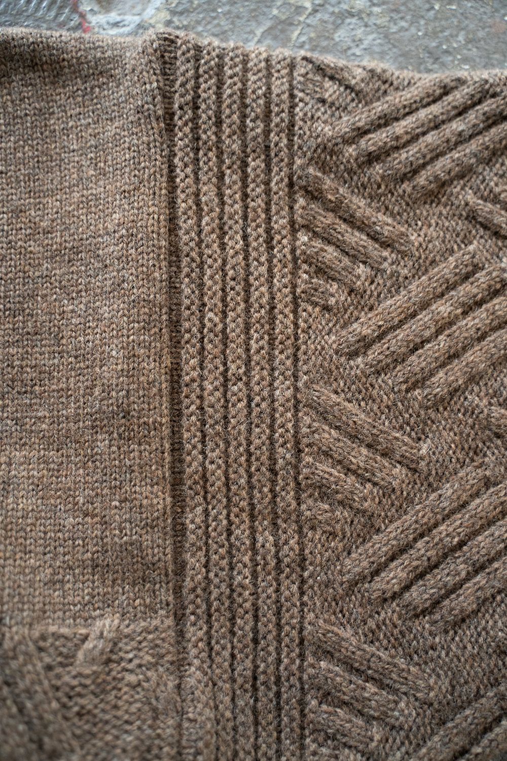 【ラスト1点】【22AW】Hoko Knit Coat(MOCHA)
