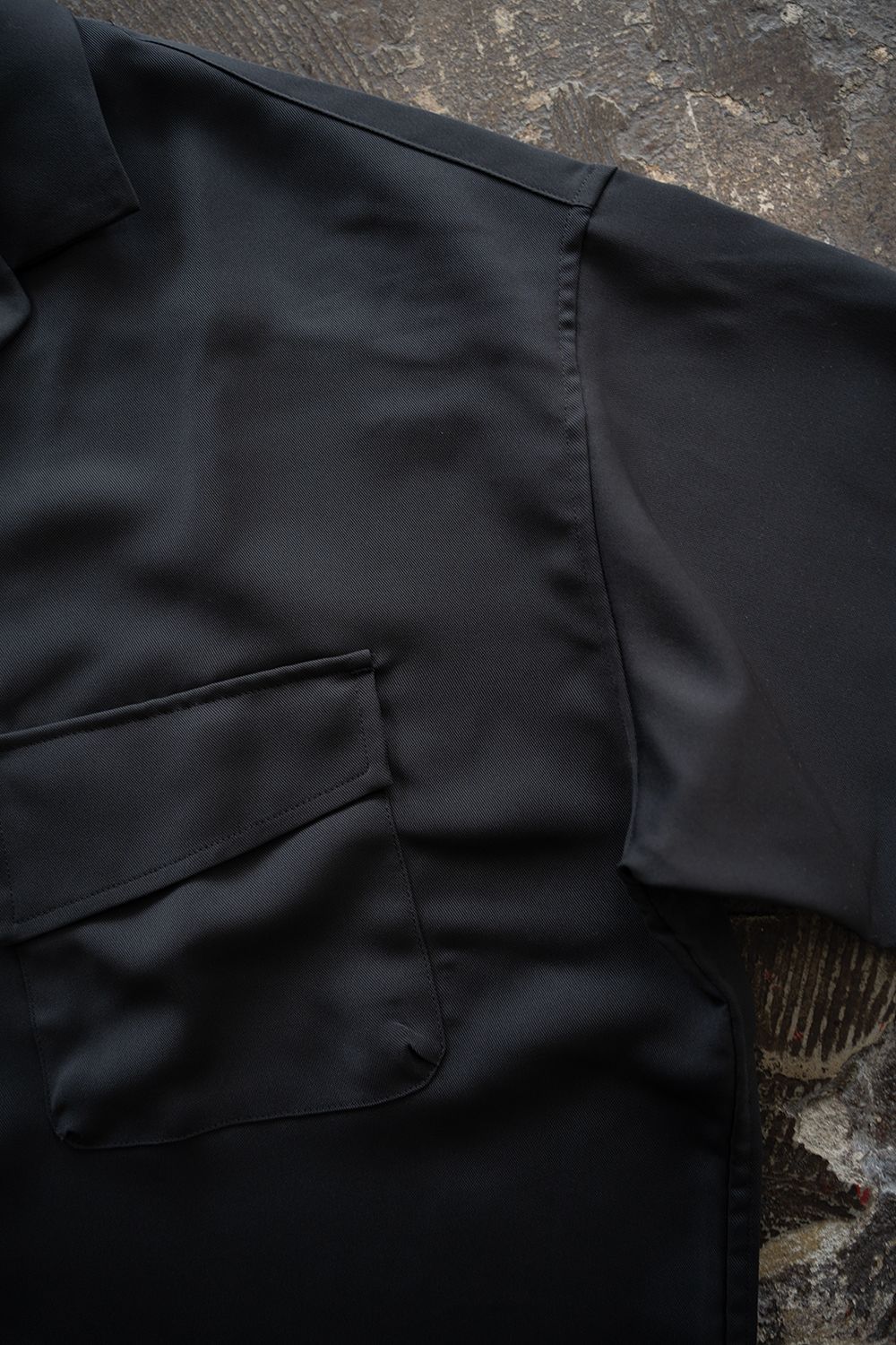 【ラスト1点】【26SS】PE Drape Fatigue Shirt/ポリエステルドレープファティーグシャツ(GRAY)