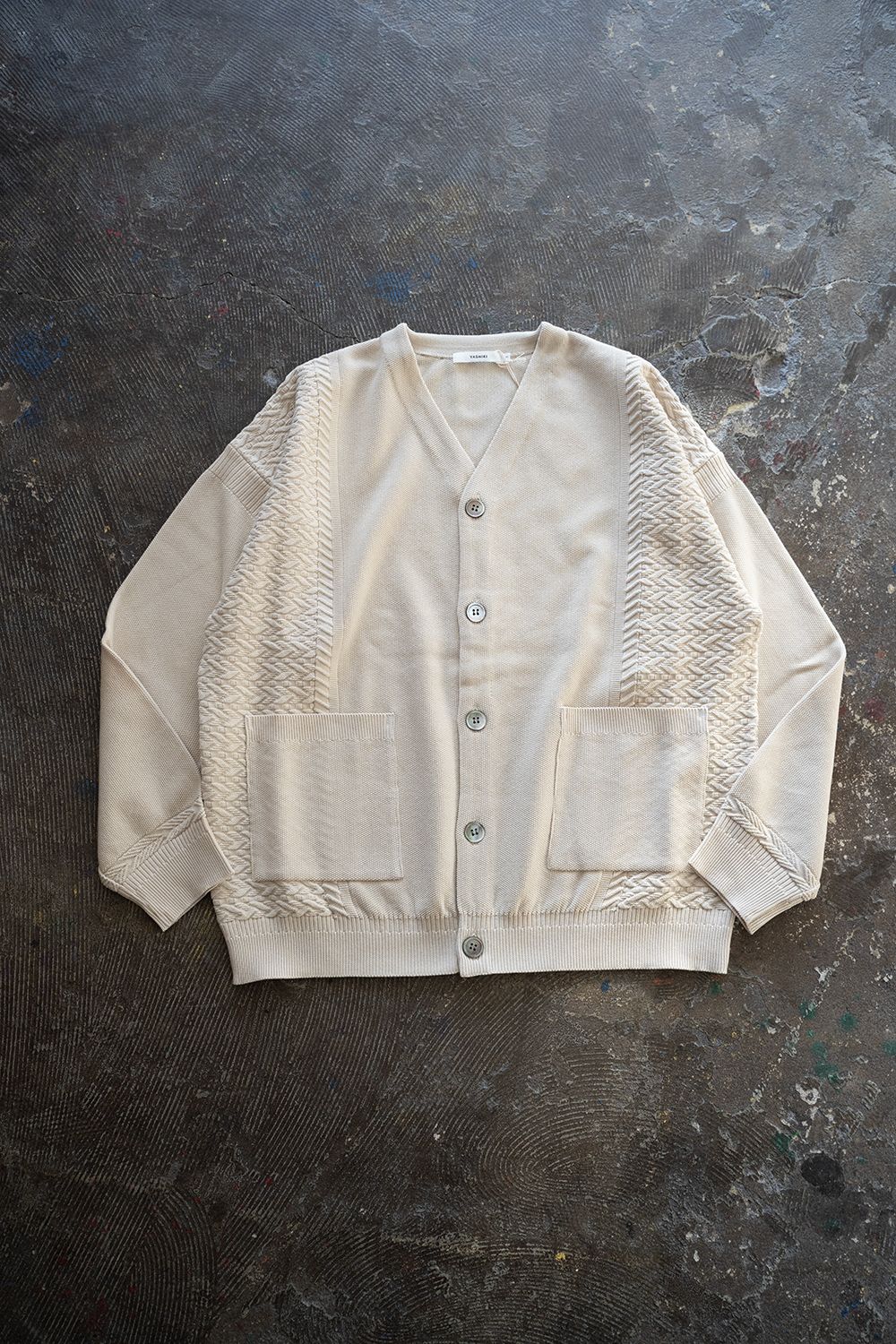 YASHIKI - 【23SS】Hanaikada Cardigan(IVORY) | Salty