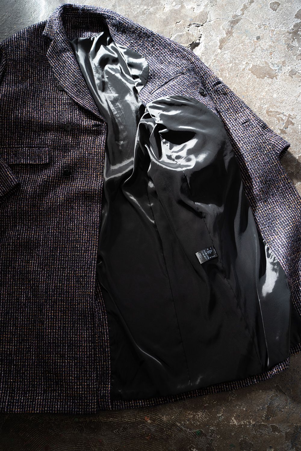 【ラスト1点】【24AW】Loop Tweed Extreme Over Coat/ループツイードエクストリームオーバーコート(PURPLE)