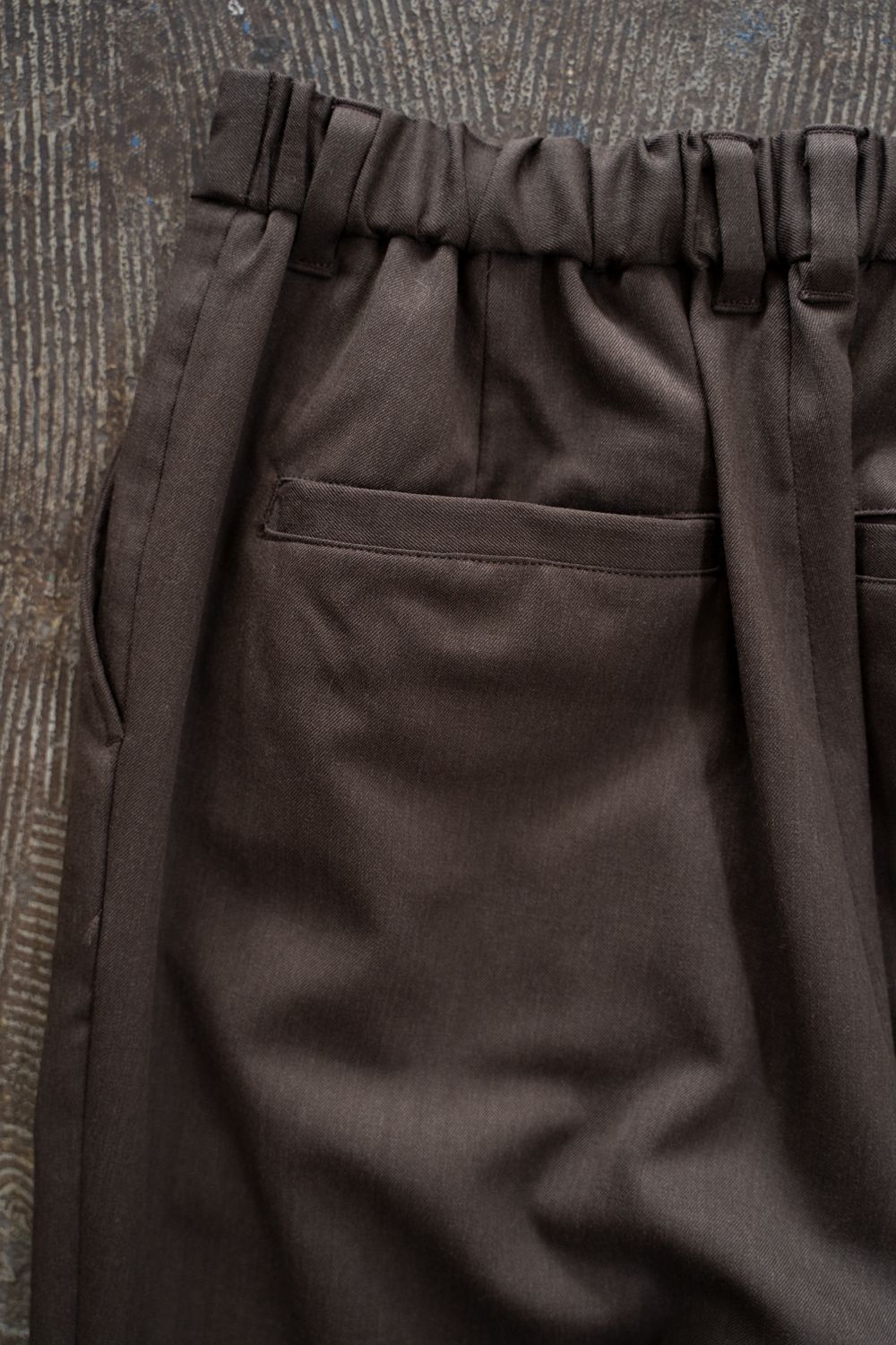 【26AW】Fluid Flare Pants/フルーイドフレアパンツ(BROWN)