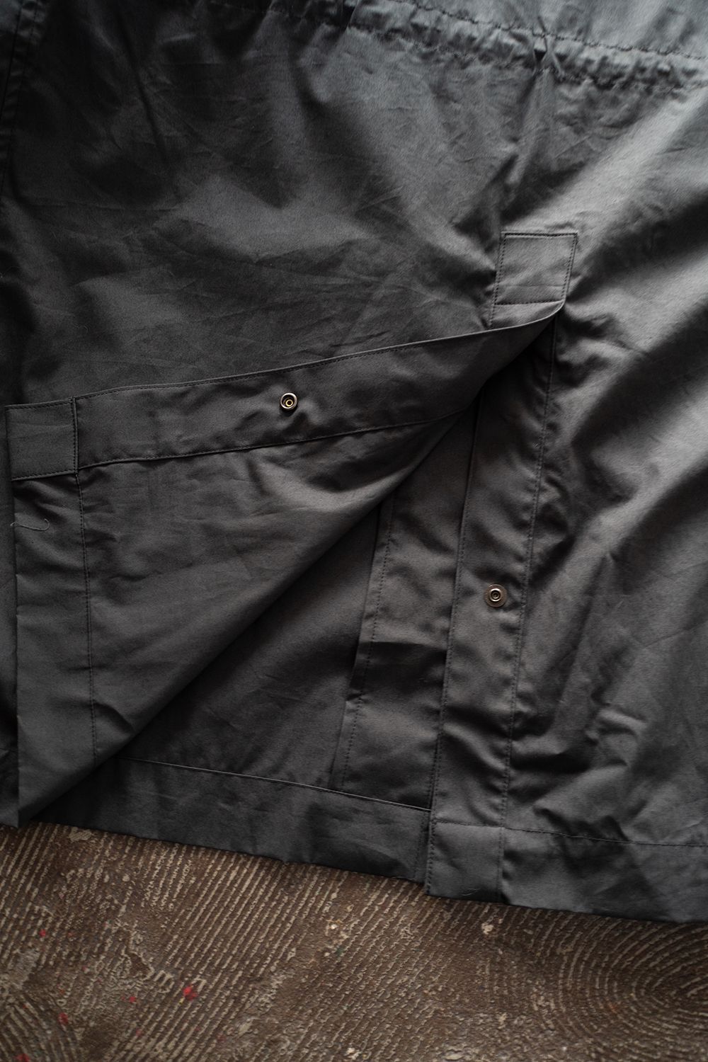 STILL BY HAND - 【ラスト1点】【24AW】ウールツイードステンカラーハーフコート(KHAKI GRAY) | Salty
