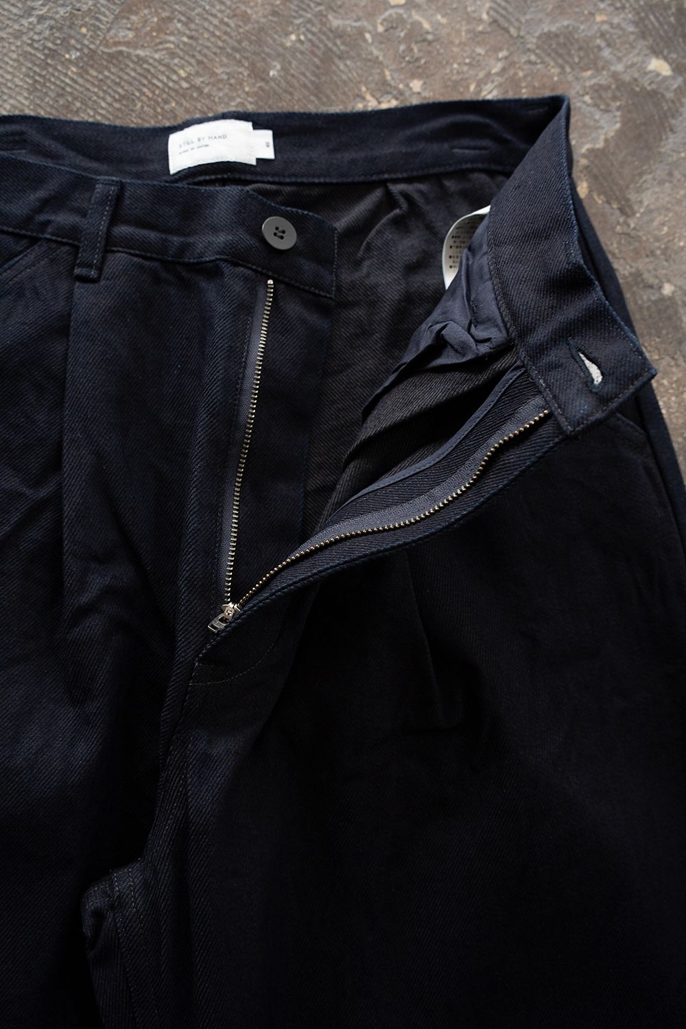 【26AW】12ozデニムディープタックパンツ(DARK NAVY)