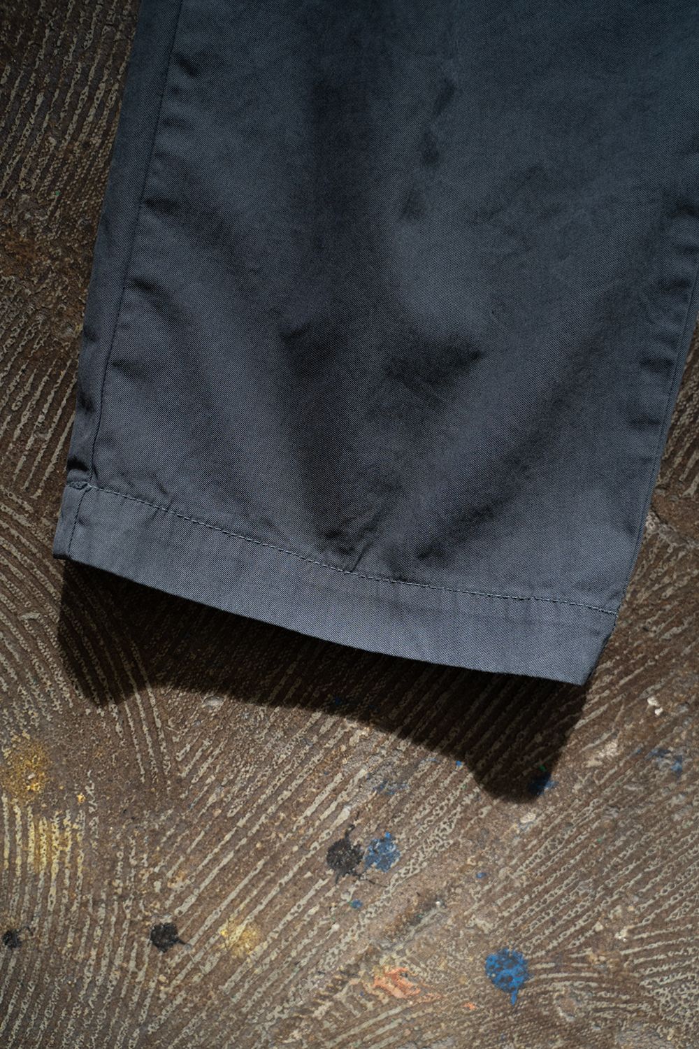【ラスト1点】【24SS】ガーメントダイ4タックイージーパンツ(BLUE GRAY)