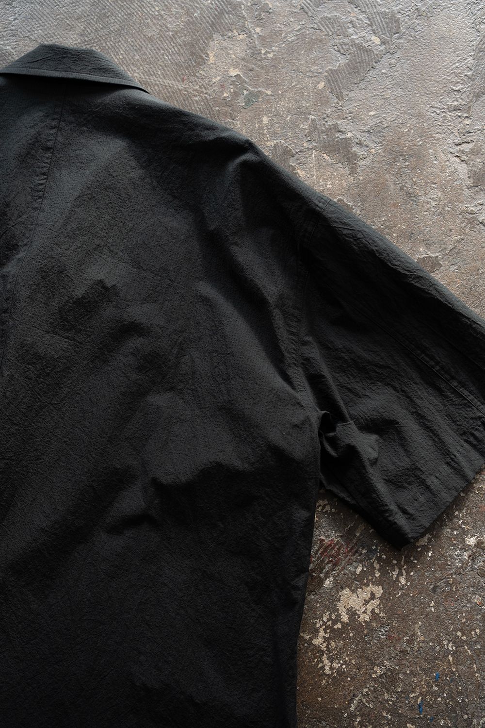 【26SS】Organic Cotton Ripstop Hybrid Shirt(BLACK)