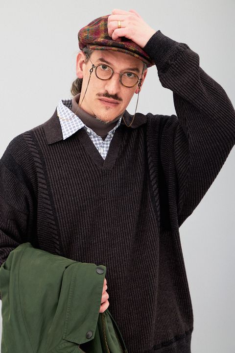 【25AW】Setsuen Skipper Knit(BROWN)