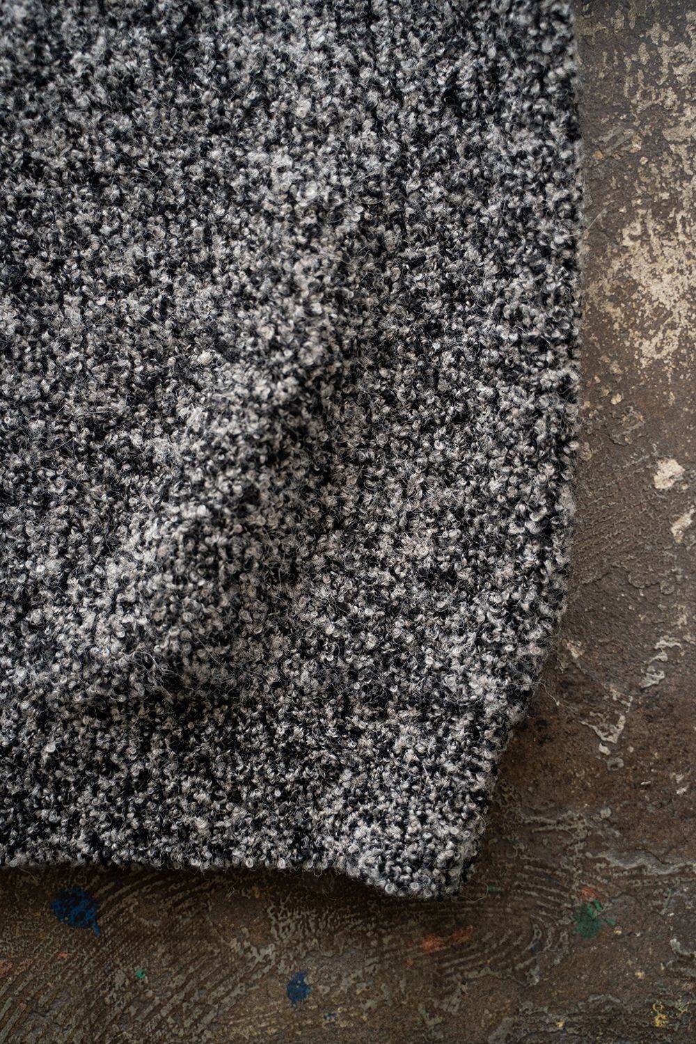 【25AW】Shusetsu Boucle Knit(MIX GRAY)