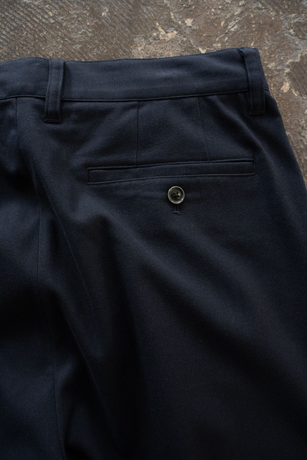 【26AW】2-Tack Wide Slacks/2タックワイドスラックス(NAVY)
