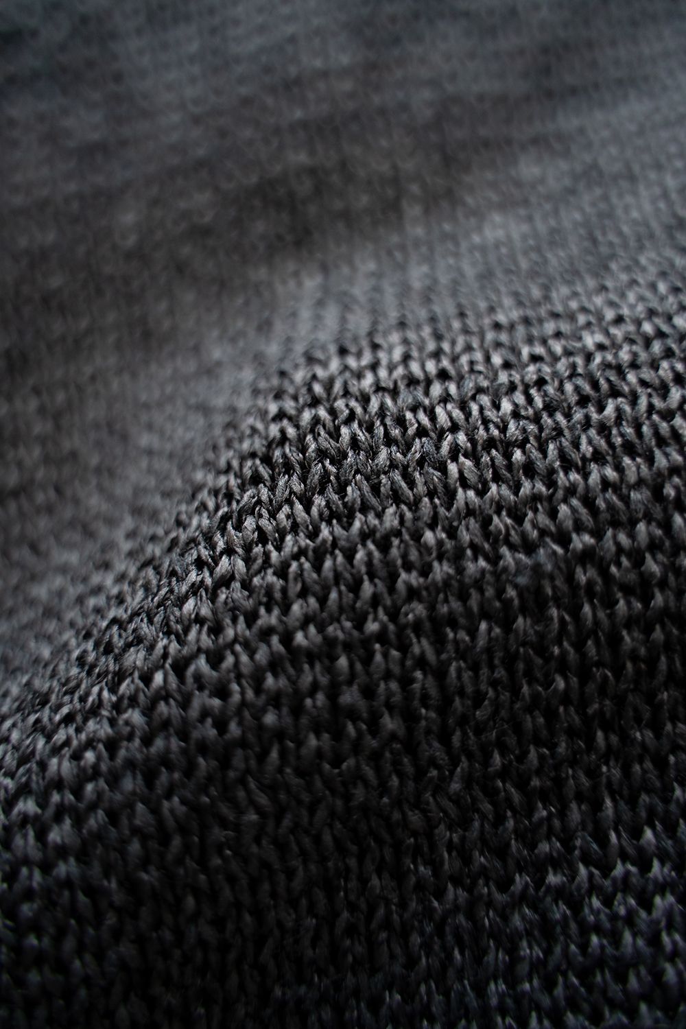 【ラスト1点】Roll Knit Military Shorts/和紙混ロールニットショーツ(BLACK)