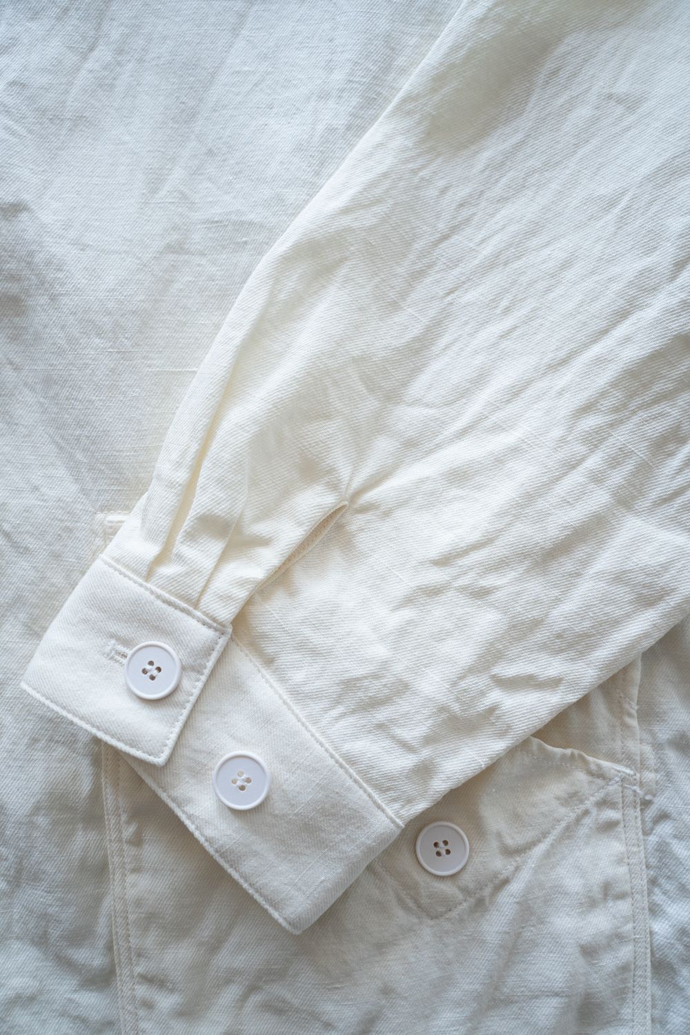 和紙大麻ジャケット(白)